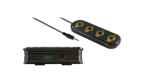 4-PC an 4 USB 3.0 USB-Geräte Peripherie-Switch mit 4 Remote-Tasten, UNICLASS US-04
